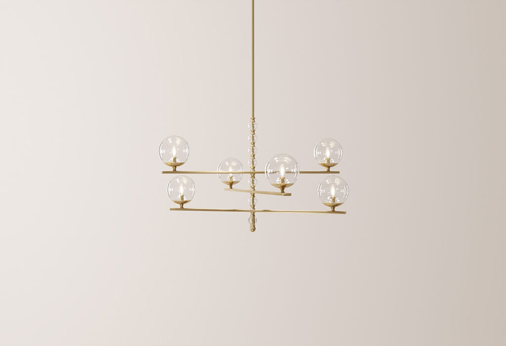 Echo Gold Chandelier